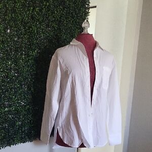 Classic White Button-Up Shirt